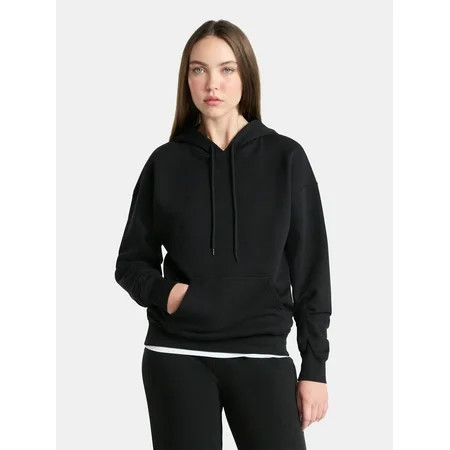 No Boundaries Essential Fleece Hoodie, Women's | Walmart (US)