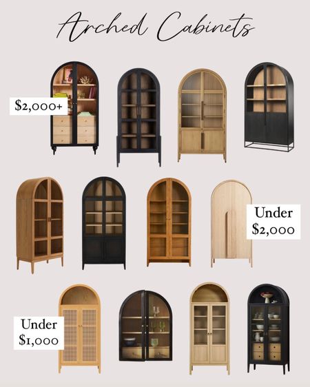 Arched cabinets can be in your budget!! Here are a few of my favorites. Perfect for your entryway, living room, or any other area, they make every room more beautiful. 

Which one’s your favorite? Woven? Brass details? Shiplap? Oak?

#archedcabinets #modernfurniture #extrastorage



#LTKhome