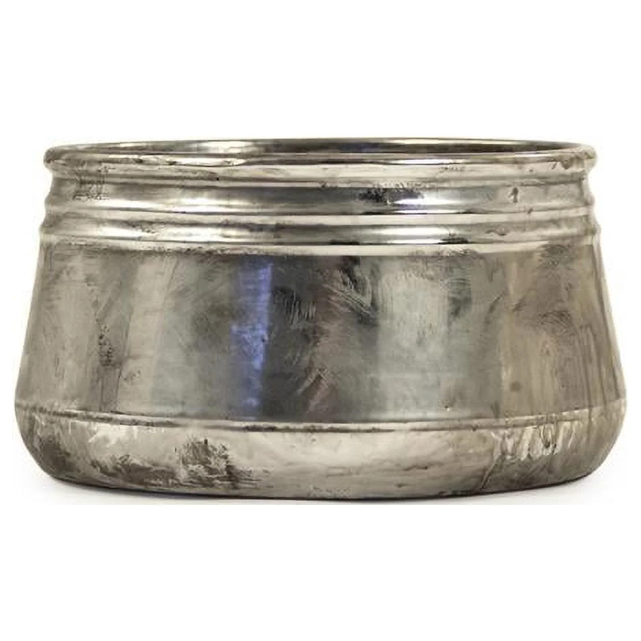 Zentique  Distressed Metallic Can-Shaped Vase - Small - Walmart.com | Walmart (US)