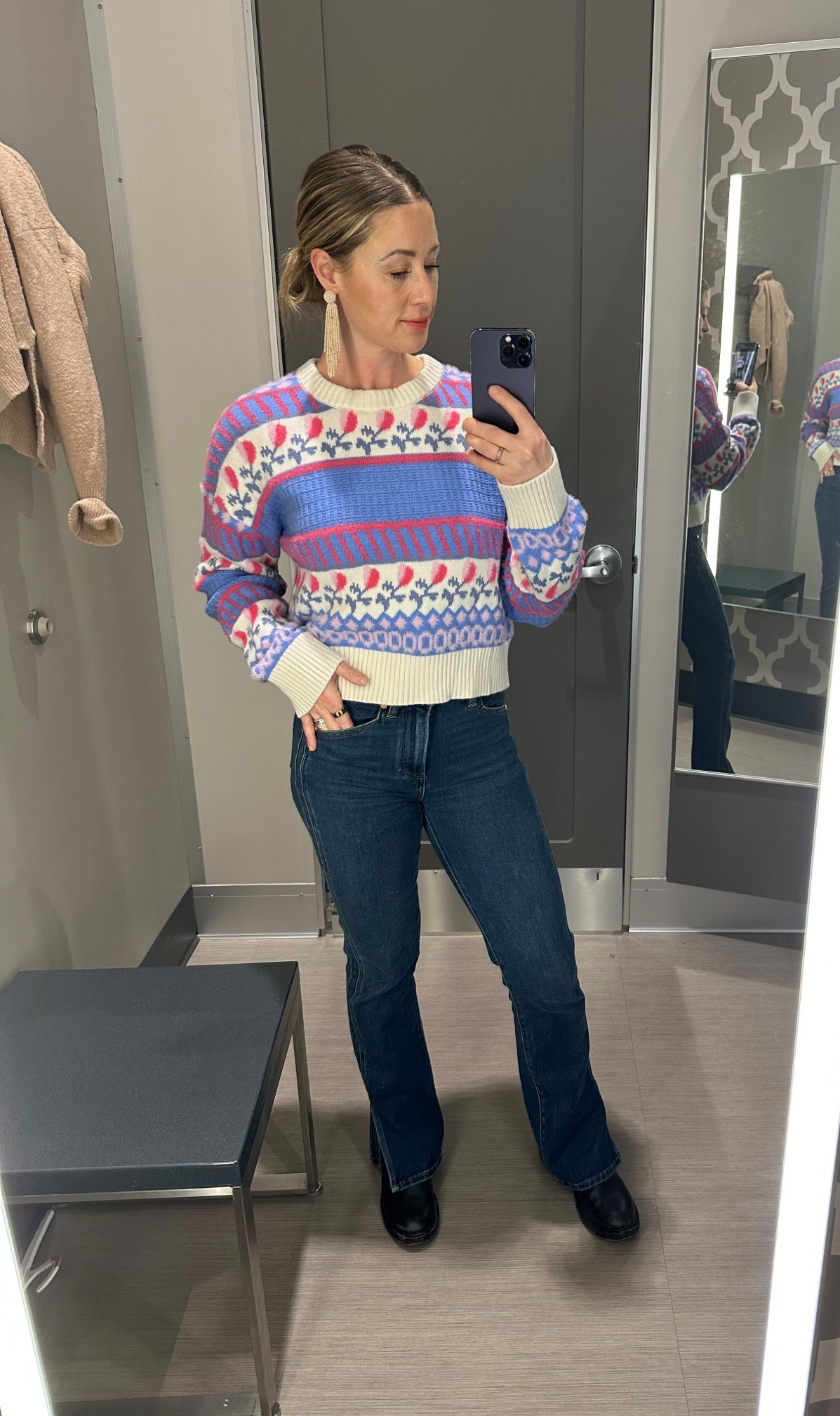 A little post church shopping 👏🏼 obsessed with this fair isle sweater in my spring color! This one came home with me  

#LTKSeasonal #LTKmomlife #LTKFindsUnder50