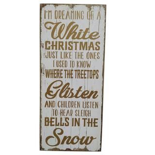 White Christmas Wall Sign by Ashland® | Michaels Stores