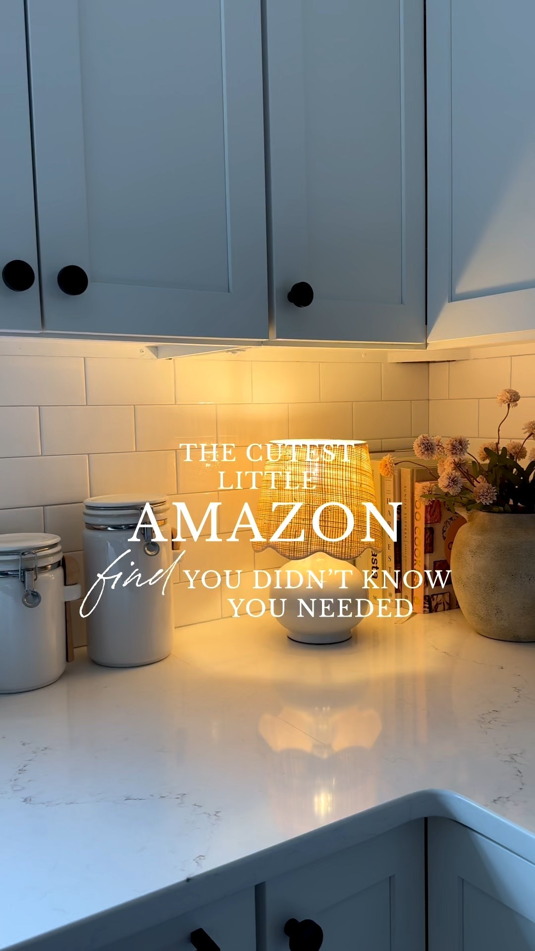 This adorable little lamp is the perfect kitchen addition! Another piece I really love? This weathered jug vase, which is unique looking yet neutral enough to pair well with a variety of decorative pieces. 

#LTKHome