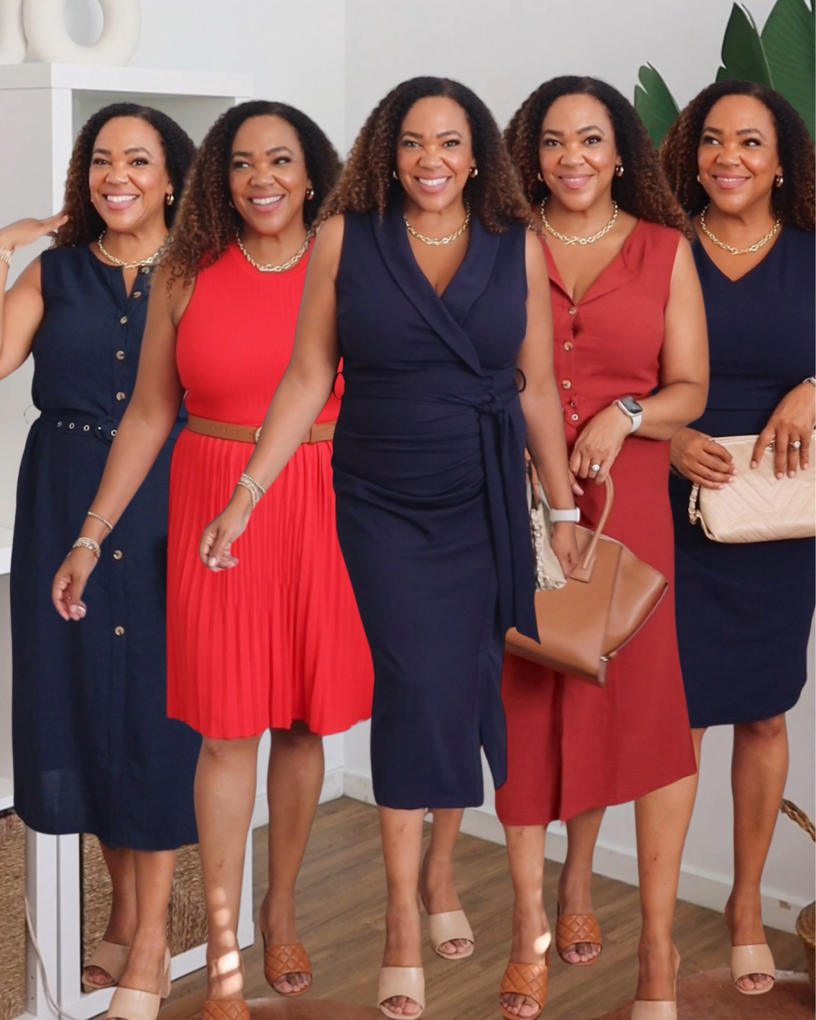 Work Style Outfits you will wanna wear! Got the fitted dresses in an xl so they aren’t too fitted. That’s the trick! The rest are in a large! 🫶🏾 

#LTKFindsUnder50 #LTKMidsize #LTKWorkwear