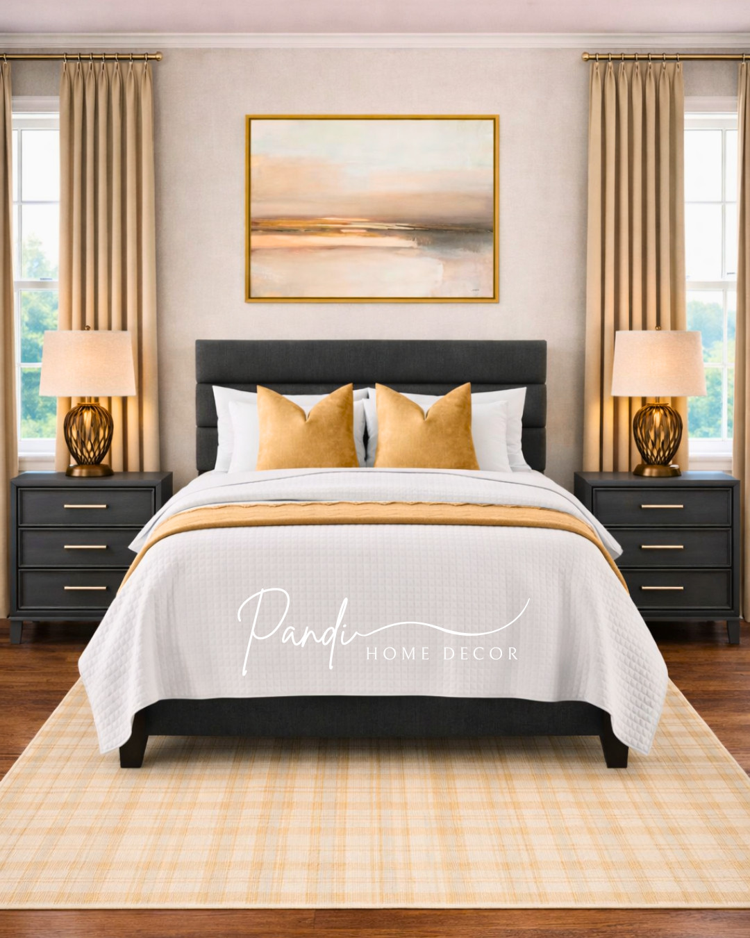 Soft neutrals with warm gold accents create a bedroom that feels calm, cozy, and polished 🤍✨ Clean lines, gentle textures, and balanced tones make the space feel effortlessly inviting.
#NeutralBedroom #CozyBedroom #BedroomDecor #GoldAccents #MinimalStyle #BedroomInspo #HomeDecor 

 #LTKHome