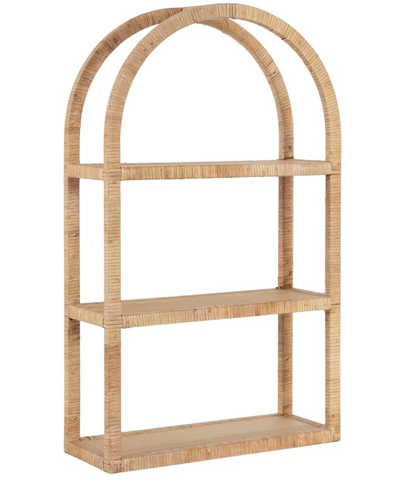 Rahmati Modern Arched Rattan Wall Shelf, 18 x 7 x 30, Natural Rattan

#LTKHome #LTKU #LTKStyleTip