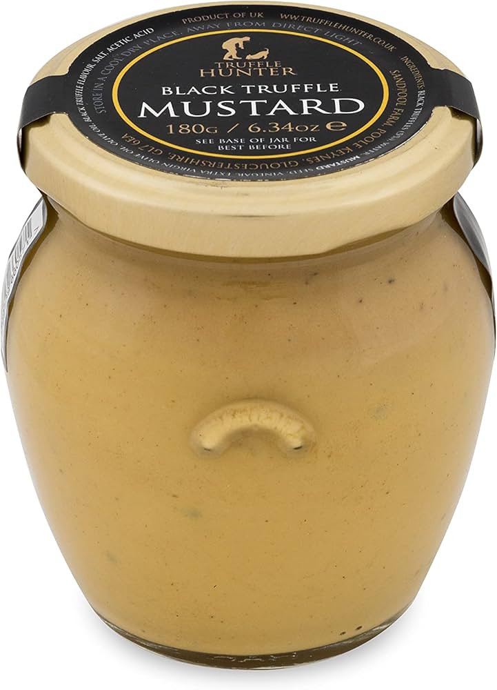 TruffleHunter - Black Truffle Mustard - Dijon Mustard - Gourmet Condiments - 6.34 Oz | Amazon (US)