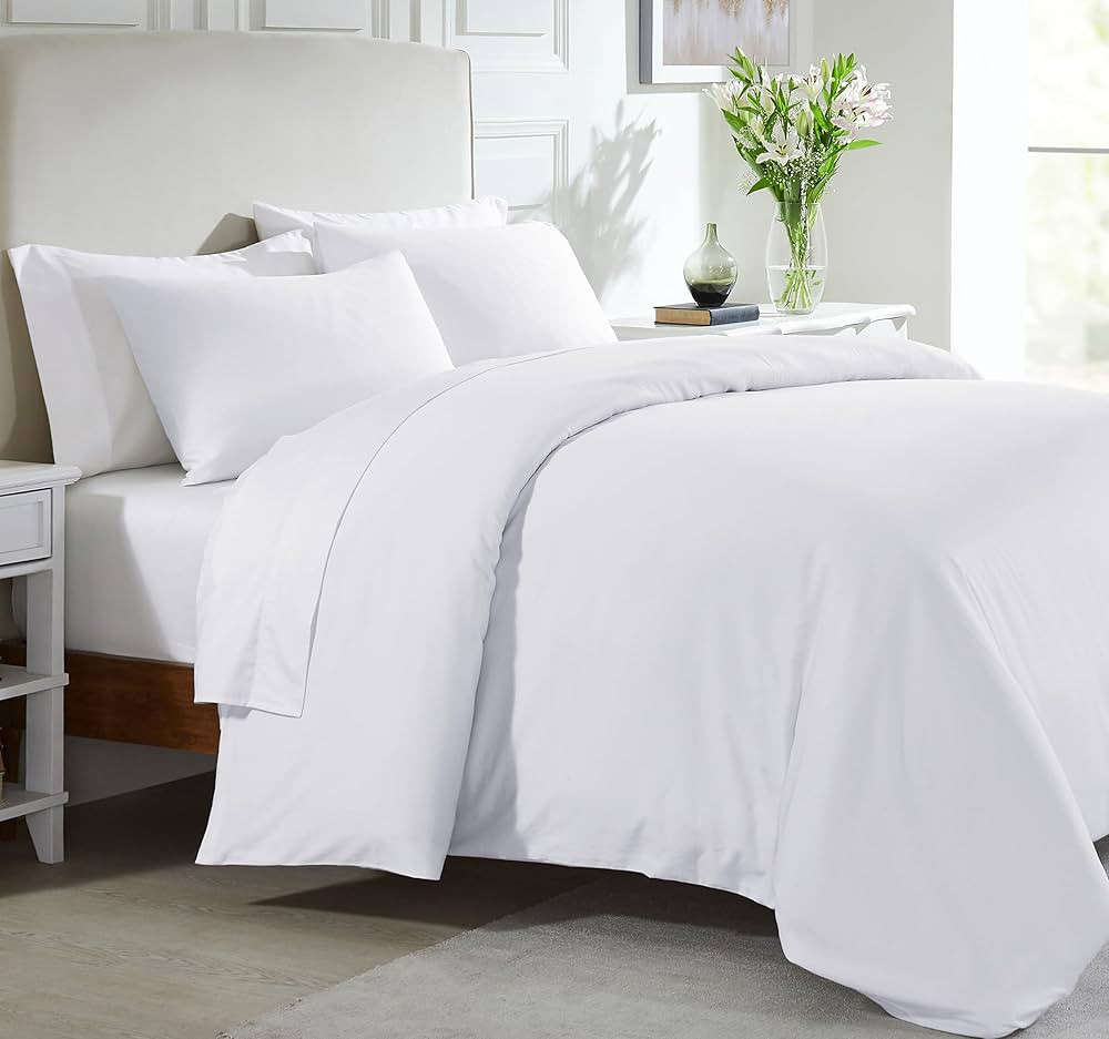 California Design Den Queen Size Duvet Cover Only - Premium 400 Thread Count 100% Cotton Duvet Co... | Amazon (US)