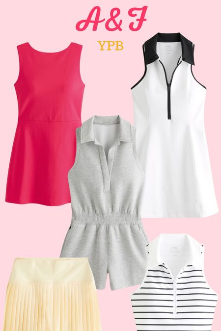 Abercrombie & Fitch YPB! Love the tennis dress and skirt! These are perfect for summer. 

#LTKover40 #LTKActive #LTKmidsize
