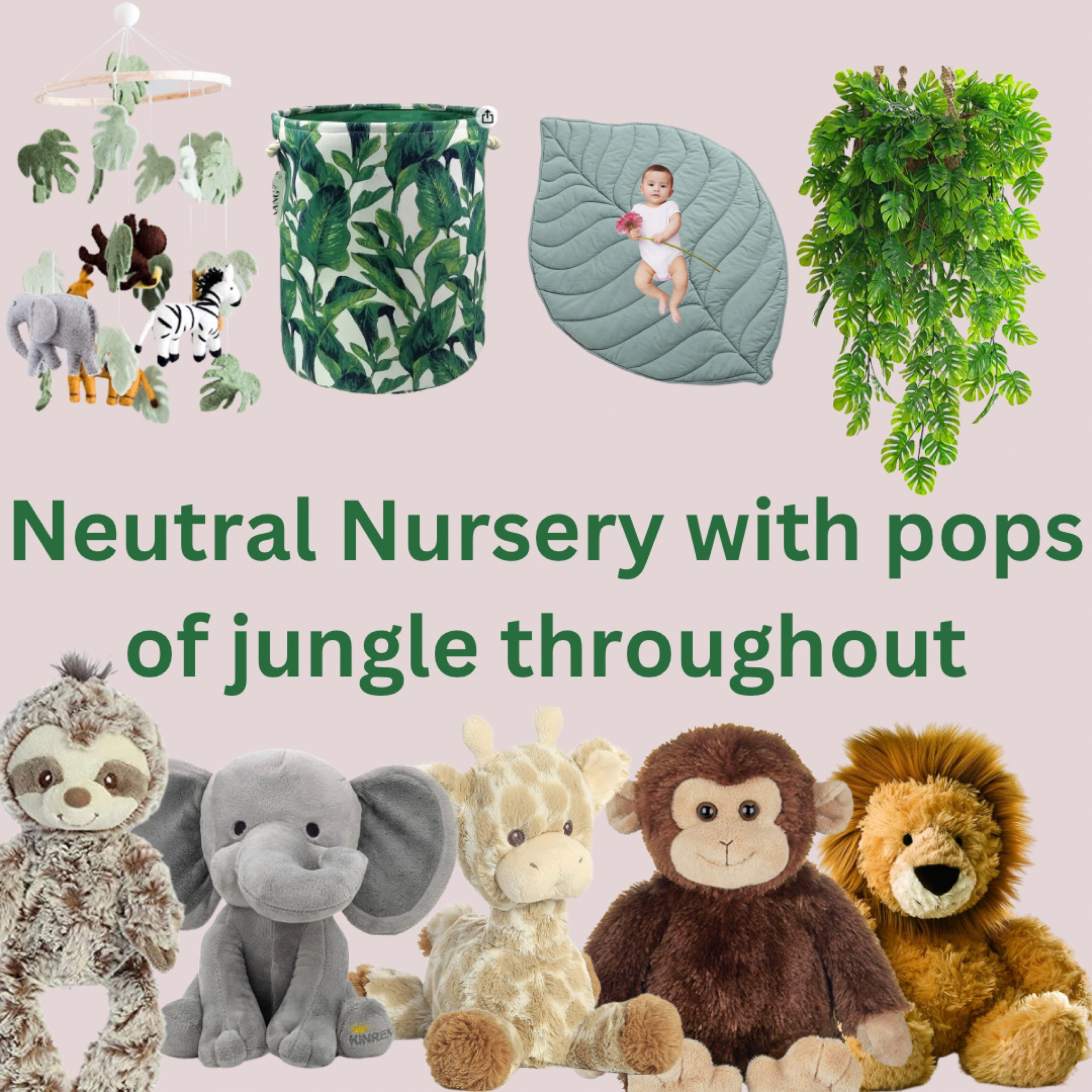 Neutral nursery with pops of green and jungle throughout is chef’s kiss! 

#LTKhome #LTKFind #LTKbaby