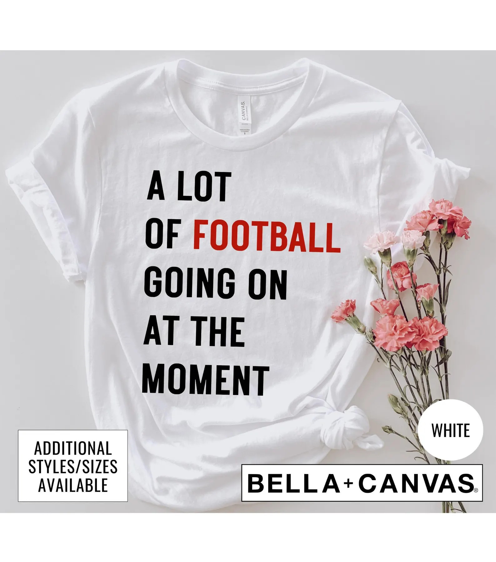 A Lot of Football Going on at the Moment Women's Graphic T-shirt, Football Season Tee, Taylor Ins... | Etsy (US)