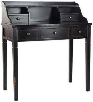 Safavieh American Homes Collection Landon Distressed Black Writing Desk | Amazon (US)