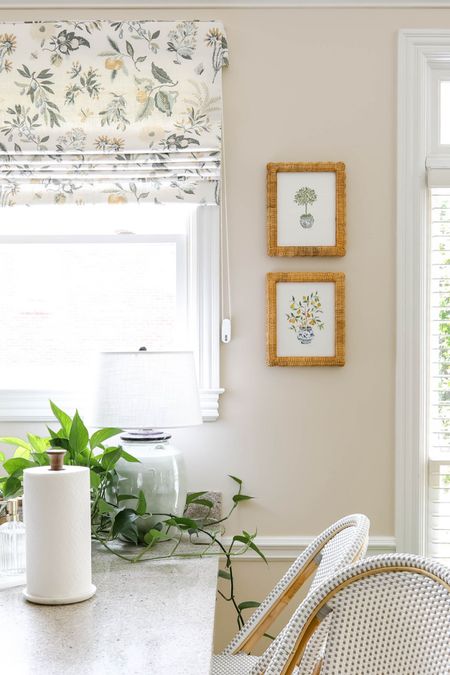 These cute picture frames are great for seasonal prints in a narrow wall space.

#LTKhome