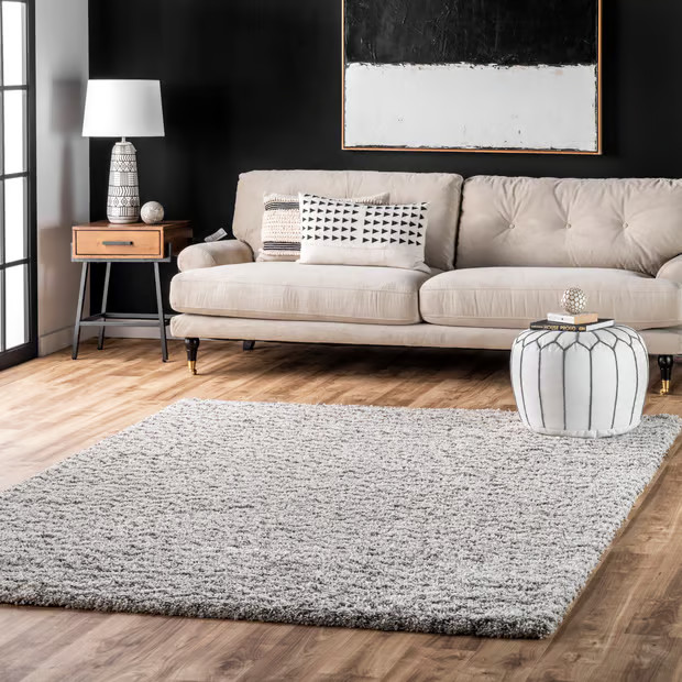 Ivory Moroccan Chevron 9' x 12' Area Rug | Rugs USA