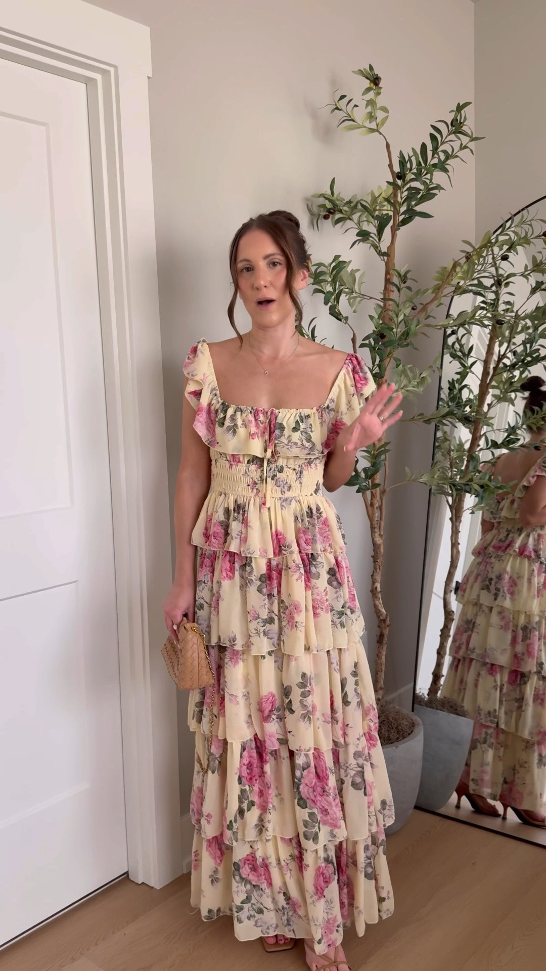 Spring and summer dress of my dreams! Yellow floral tiers, a ruched top and the sweetest ruffle top. Use code ASHGARZASTYLE for 20% off

Wedding guest dress, summer style, ruffle dress, special occasion, dressed up, petal and pup

#LTKWedding