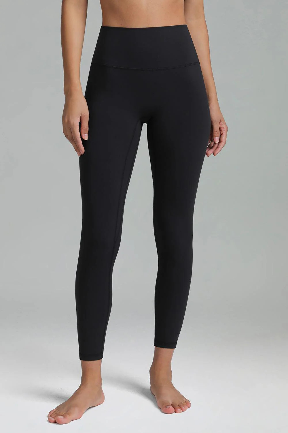 Dreamlux High Waisted No Front Seam Workout 7/8 Leggings | Colorfulkoala