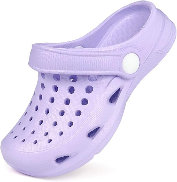 Kids Girls Boys Clogs Garden Shoes Toddler Slip on Sandals Children Water Shower Beach Pool Slipp... | Amazon (US)