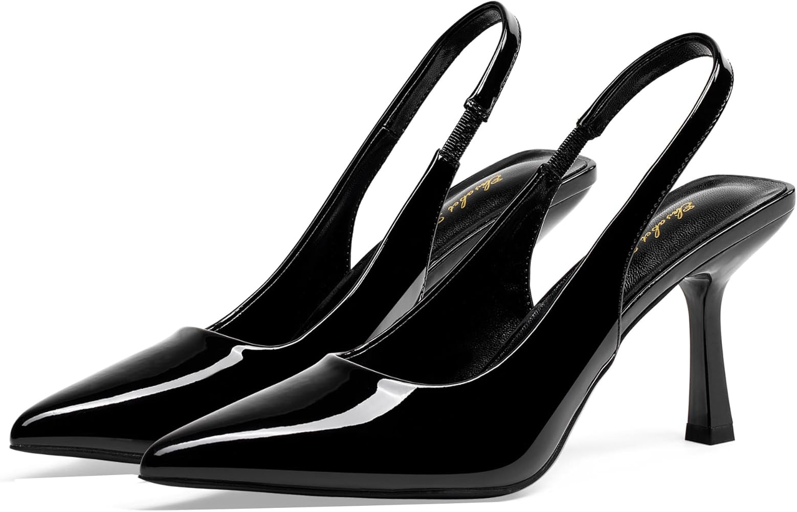 Elisabet Tang 3.14 in Trendy Slingback Stiletto Pumps for Women - Sexy Slip on Pointed Closed Toe... | Amazon (US)