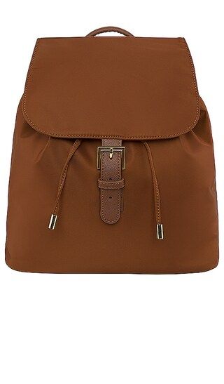 Flap Backpack in Chocolate | Revolve Clothing (Global)