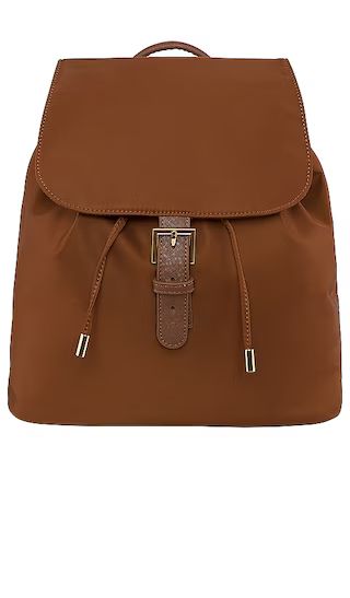 Flap Backpack in Chocolate | Revolve Clothing (Global)