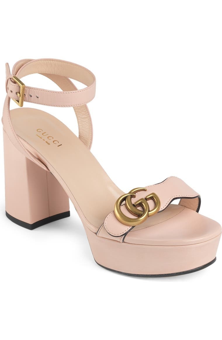 GG Ankle Strap Platform Sandal | Nordstrom