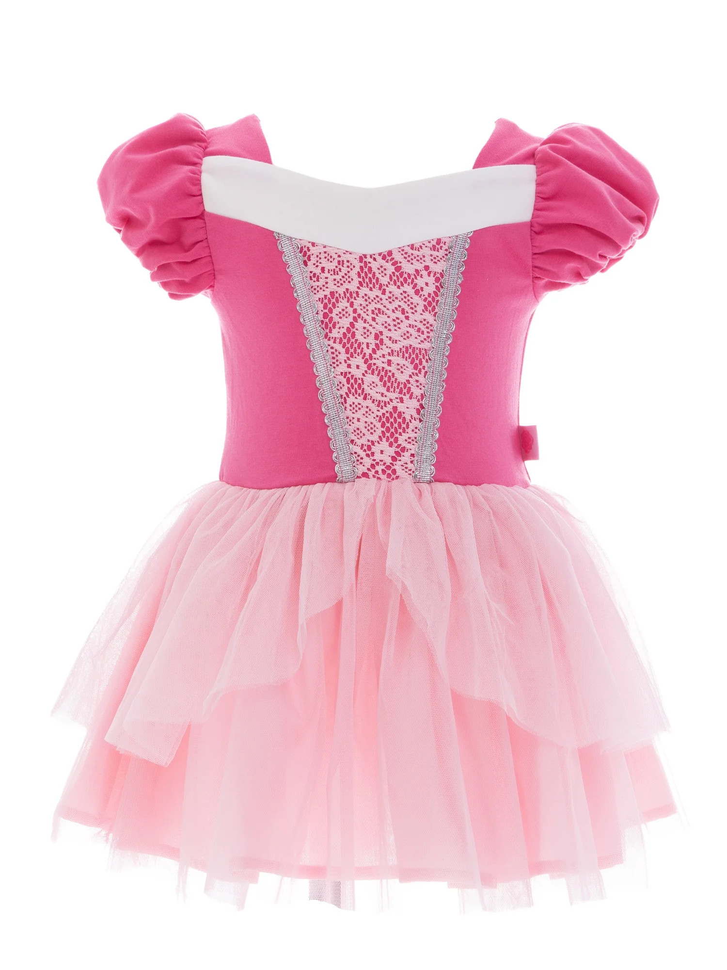 Disney Princess Toddler Girls Sleeping Beauty Aurora Cosplay Tutu Dress, Sizes 12M-5T | Walmart (US)