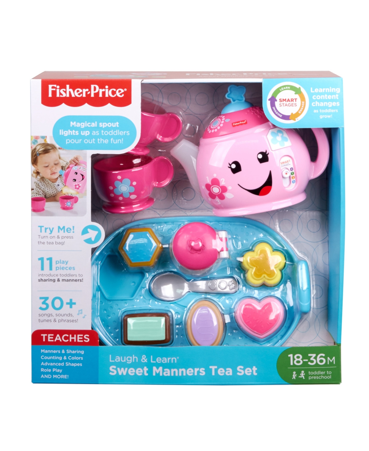 Fisher-Price Laugh and Learn Sweet Manners Tea Set - Asst | Macy's