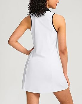 Soothfeel Golf Dress for Women Tennis Dresses with Shorts Pockets Sleeveless Sport Active Workout... | Amazon (US)