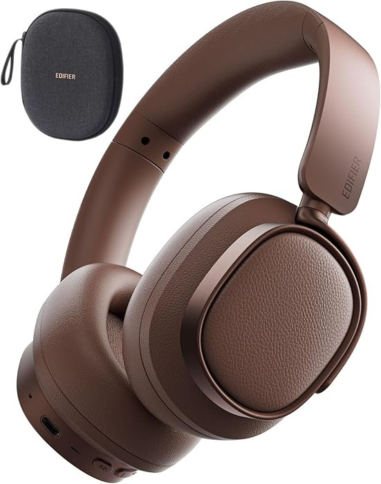 Edifier ES850NB Active Noise Cancelling Headphones, Over Ear Bluetooth Headset, 92H Playtime Wire... | Amazon (US)