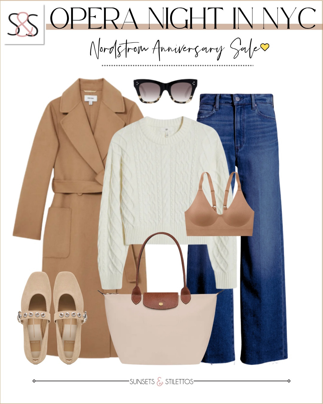 Everything I'm adding to cart from the Nordstrom Anniversary Sale for fall date nights and weekend city trips starts with this camel wool coat and wide leg jeans combo.

#LTKSeasonal #LTKOver40