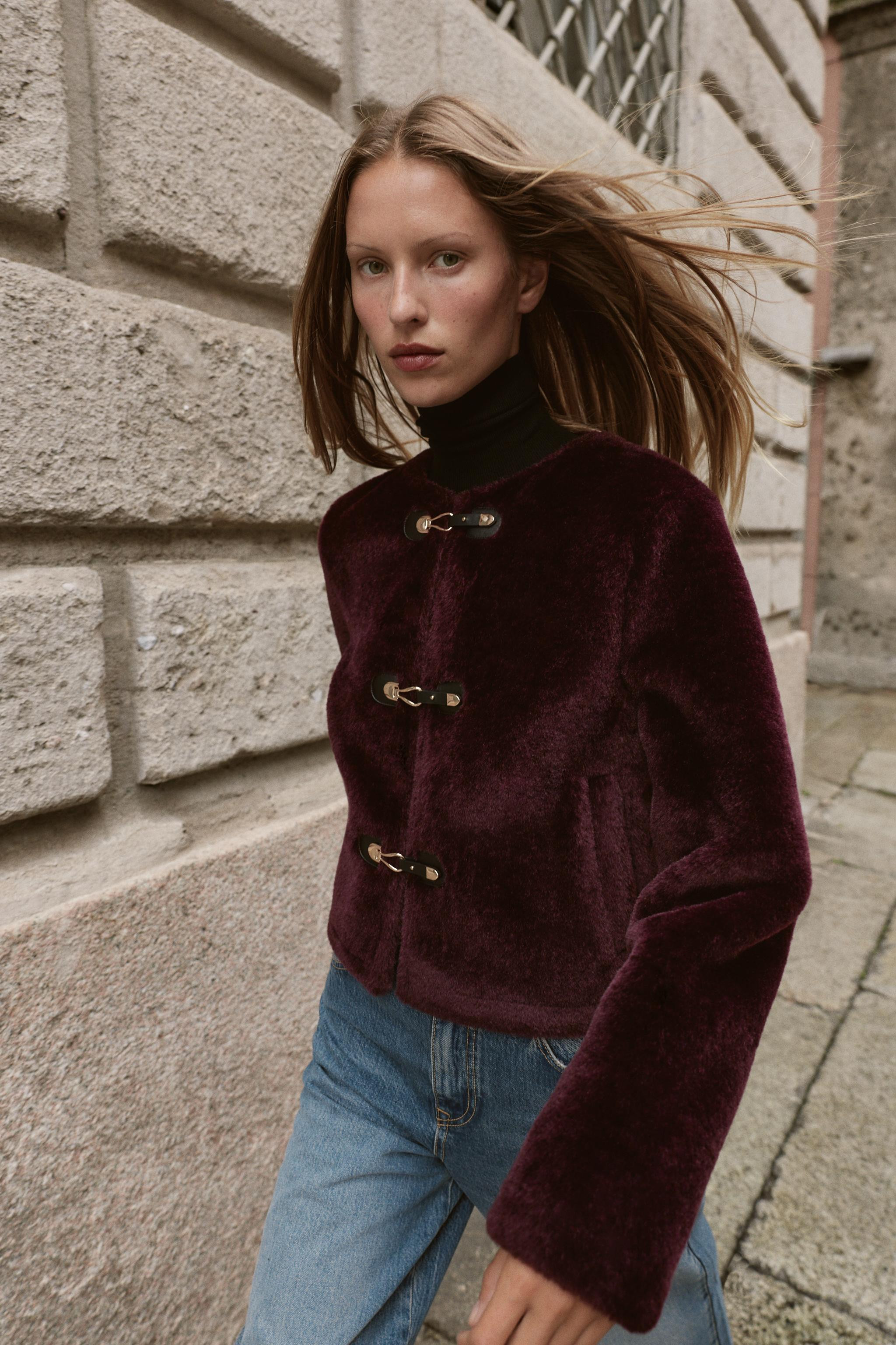 DOUBLE-FACED TOGGLE JACKET | Zara US