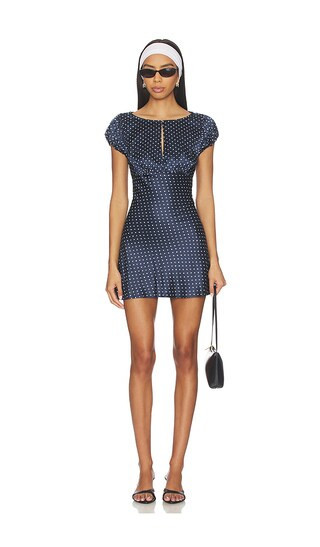 Tularosa Leia Mini Dress in Navy. - size L | Revolve Clothing (Global)