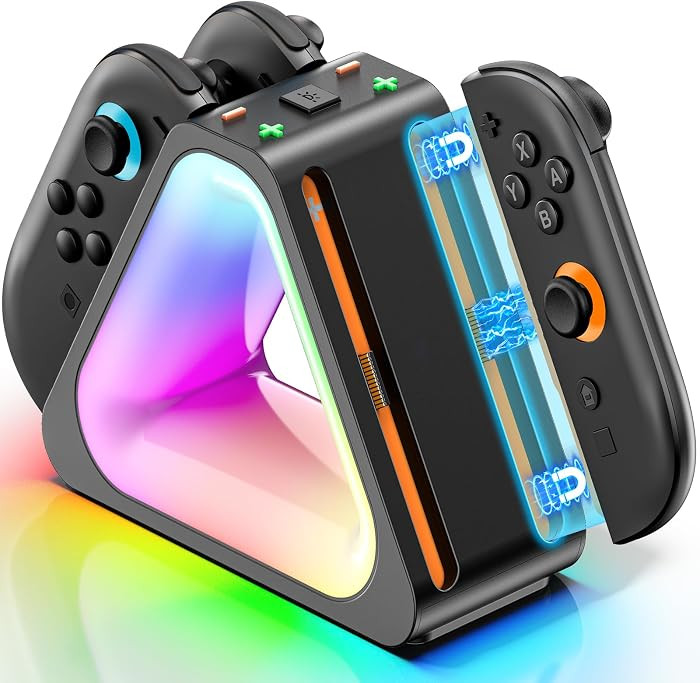 Charging Dock for 2025 Nintendo Switch 2 JoyCon,Joycon 2 Controller Charging Docking Station, Erg... | Amazon (US)
