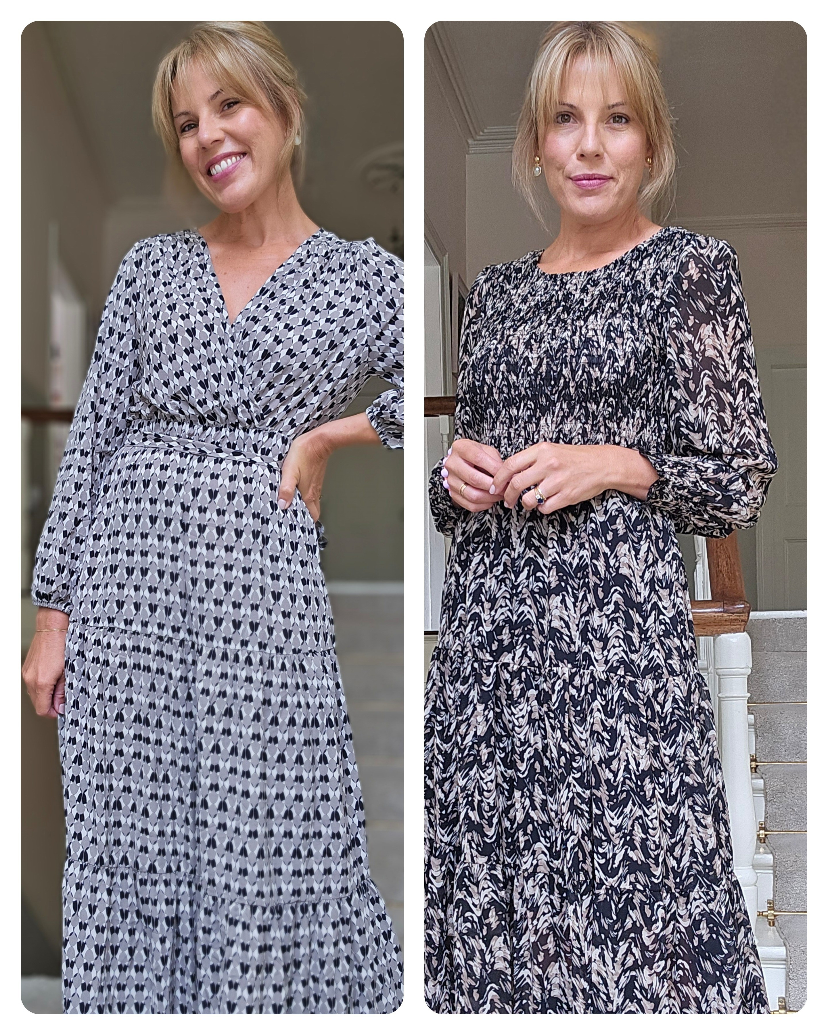 Two dress options for office! Simple styling with a blazer or leather jacket over. Use my code FORTY10 X

#LTKireland #LTKautumn #LTKworkwear