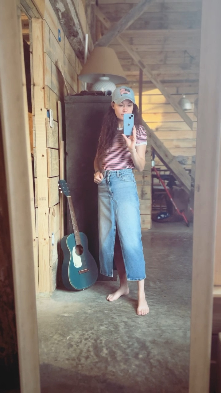 The return of the denim maxi skirt has taught us a very valuable lesson: 

Never, ever, under any circumstances get rid of literally anything  

#LTKunder100 #LTKstyletip #LTKFind