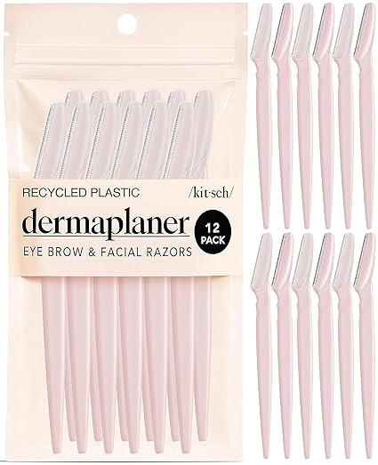 Kitsch Dermaplane Razor for Women Face – Face Razors for Women & Men, Eyebrow Trimmer & Face Sh... | Amazon (US)