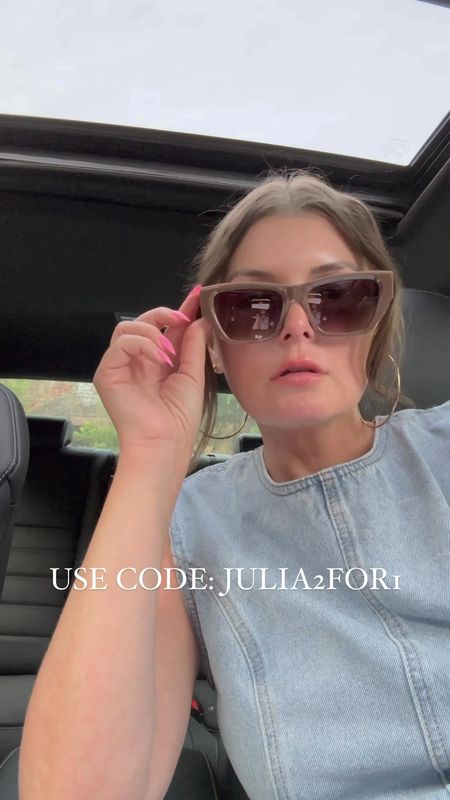 Quay Sunglasses BOGO Code: JULIA2FOR1

#LTKSaleAlert #LTKVideo #LTKFindsUnder50