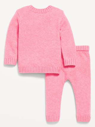 Cozy Crew-Neck Graphic Sweater and Pants Set for Baby | Old Navy (US)