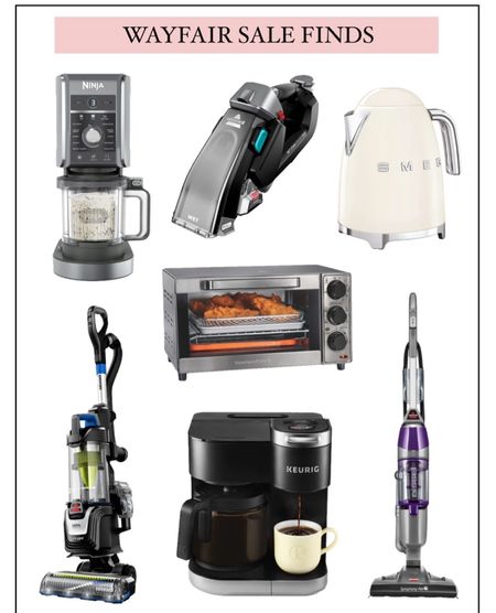 Wayfair way day sale finds ✨

BISSELL. Appliances. Vaccuum. Wet vac. Toaster. Ninja ice cream maker. Smeg. Keurig. Sale. Home. Sale find. Sale alert. 



#LTKHome #LTKSaleAlert #LTKxWayDay