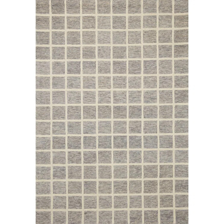 Polly Handmade Tufted Slate/Ivory Rug | Wayfair North America
