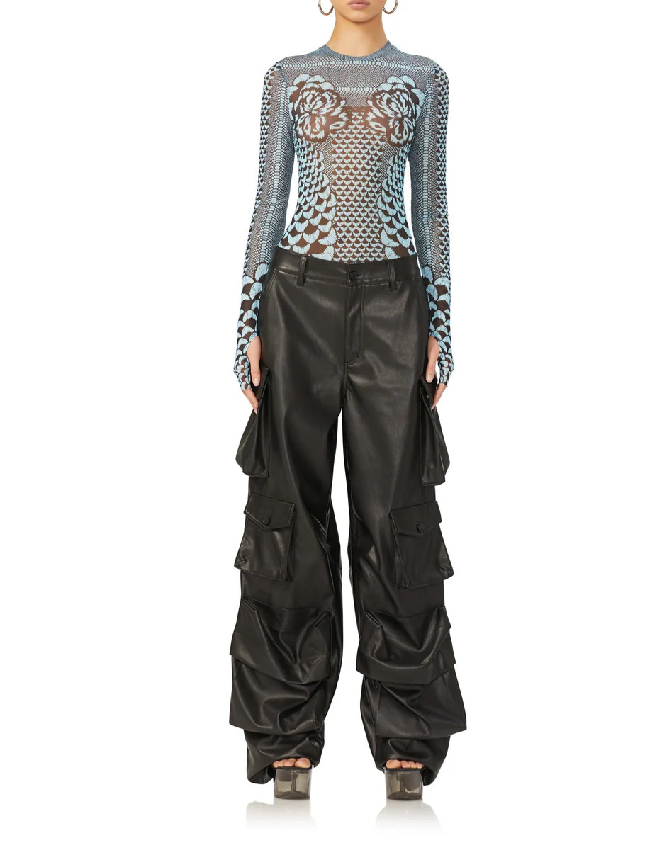 Kaylee Top - Aqua Petals | ShopAFRM