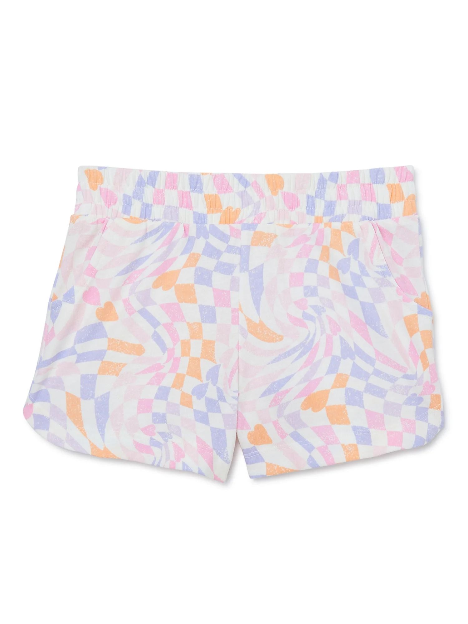 Wonder Nation Girls’ Jersey Dolphin Shorts, Sizes XS-XL & Plus | Walmart (US)