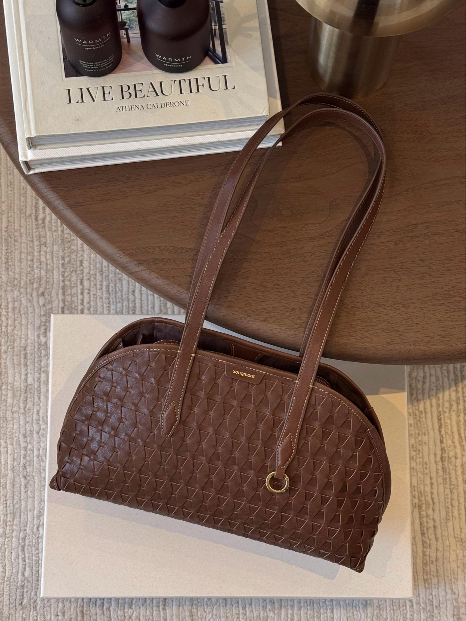 Songmont Lattice Shellseeker handbag in ‘sandal’ - perfect for summer

#LTKuk #LTKsummer #LTKbag