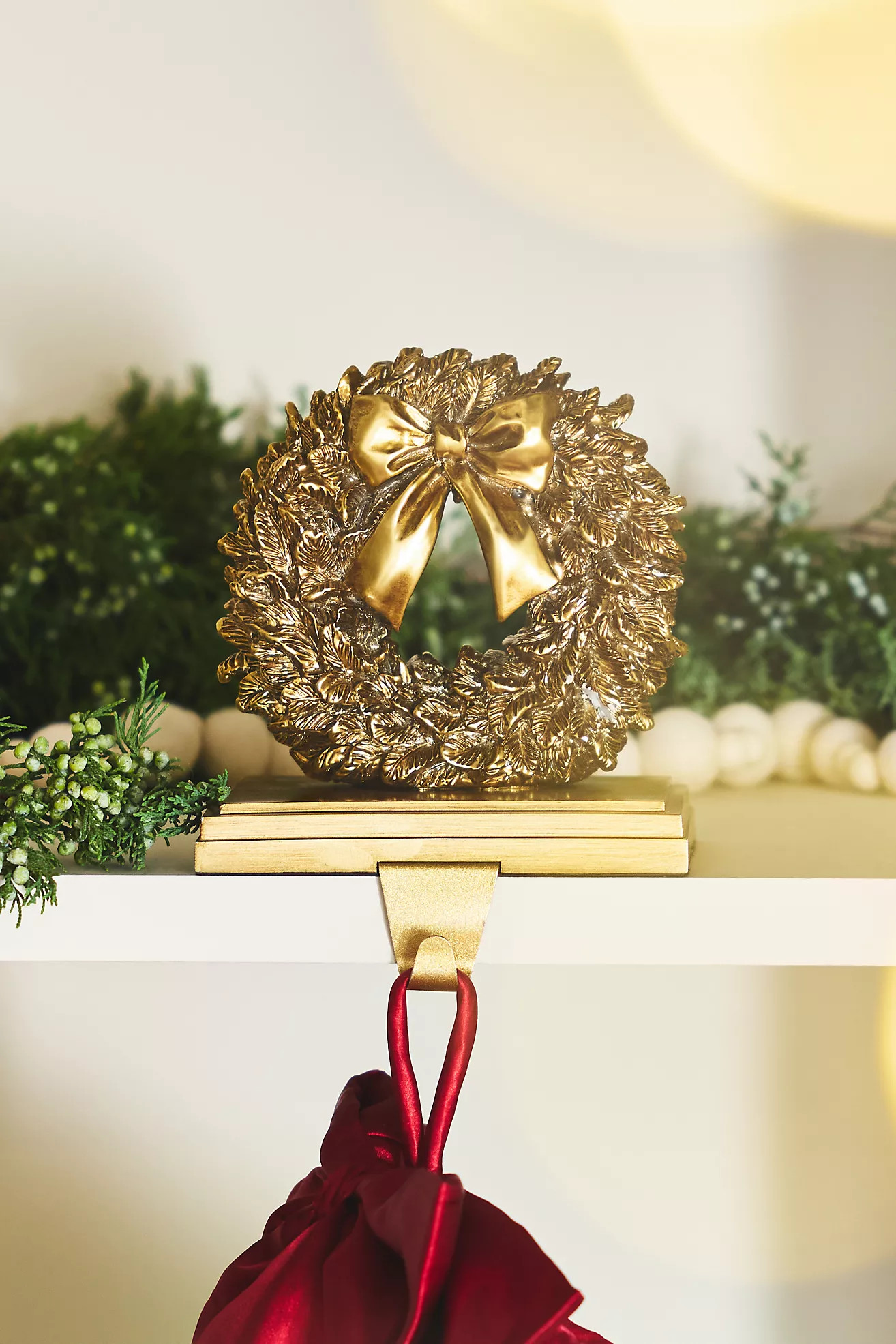 Wreath Stocking Holder | Anthropologie (US)