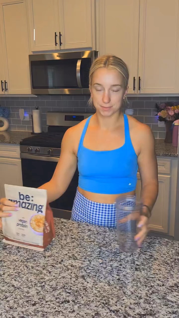 My favorite protein Shake using the @Be Amazing protein thats now at Target! #beamazingxtarget