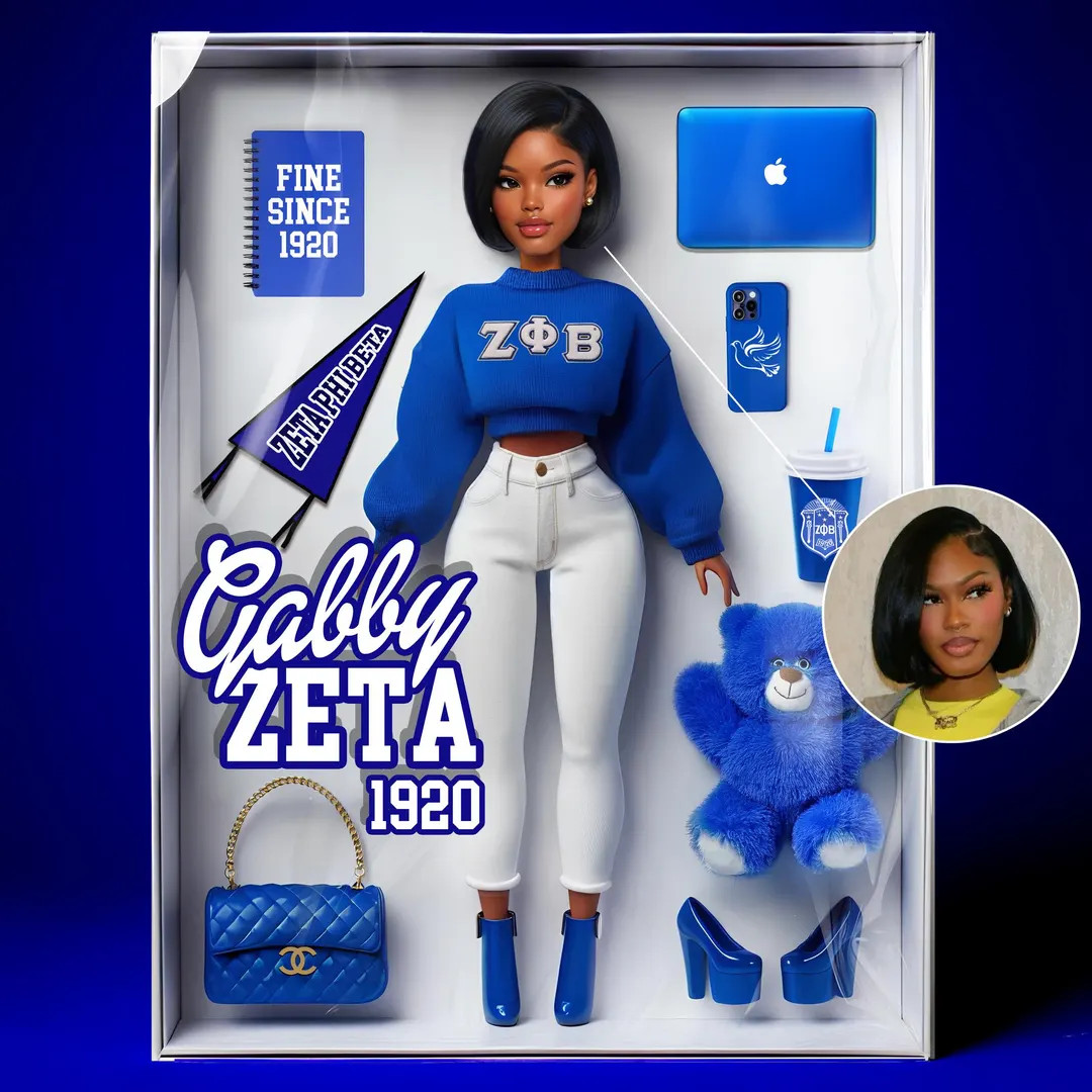 Personalized Sorority Spirit Doll Print: Custom Greek Gift (Digital Download) | Etsy (US)