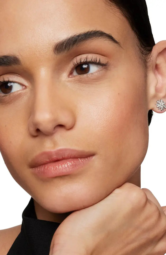 Petite Starburst Stud Earrings with Pavé Diamonds | Nordstrom