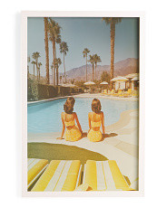 16x24 Fifties Yellow Shadow Box With Glass | Pillows & Decor | Marshalls | Marshalls