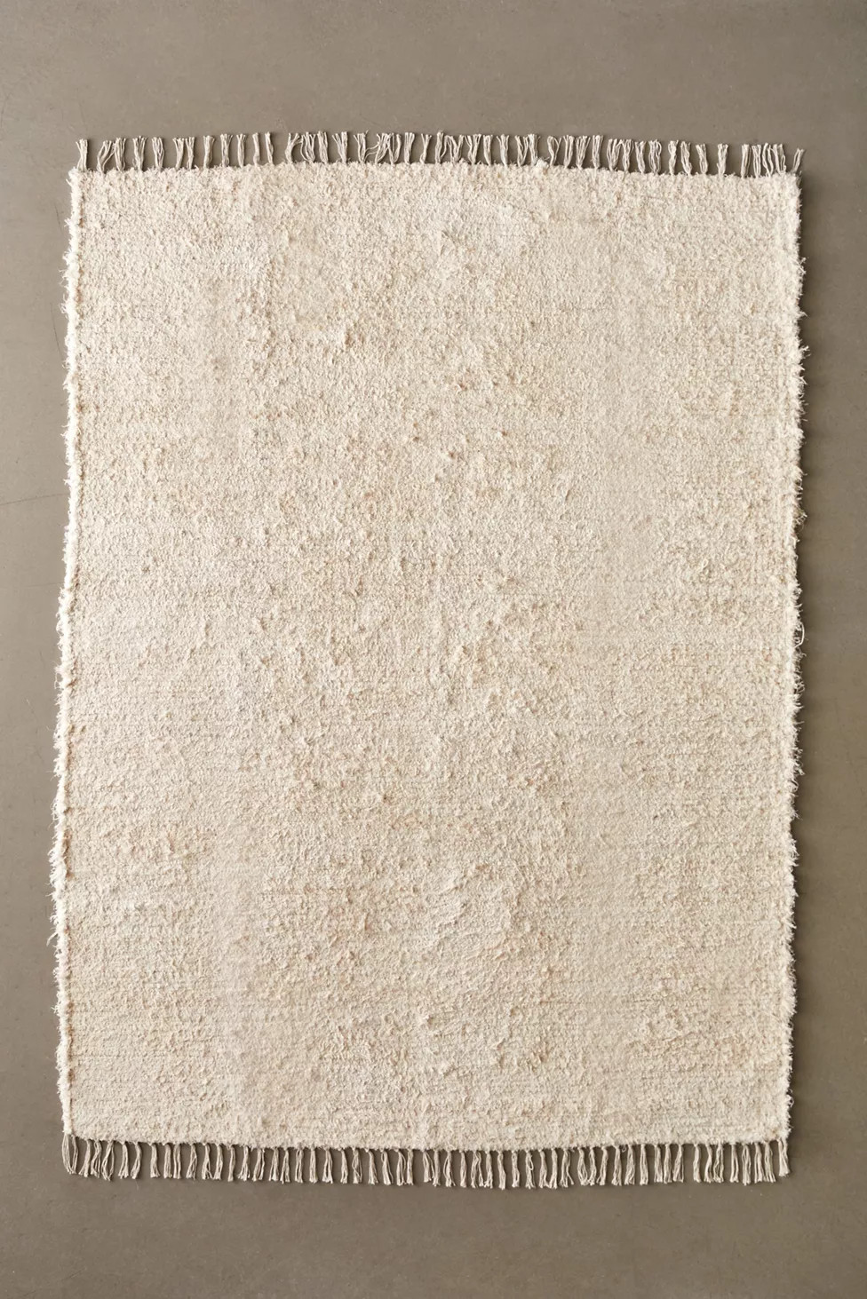 Solid Woven Shag Rag Rug | Urban Outfitters (US and RoW)