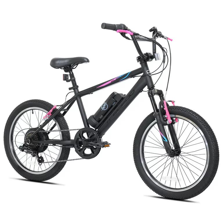 Kent 20 In. Torpedo Ebike Black and Pink, Electric Bicycle - Walmart.com | Walmart (US)