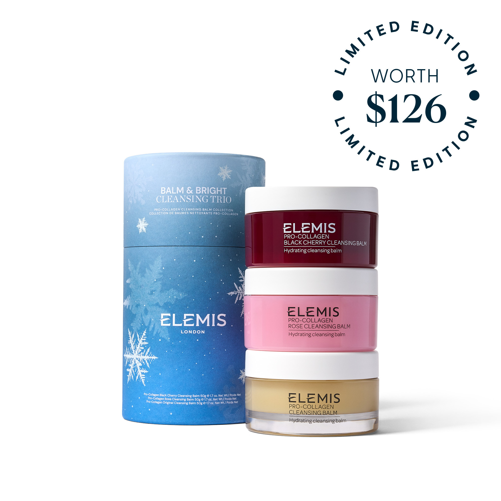 ELEMIS Balm & Bright Cleansing Trio For All Skin Types, Gift Set | Elemis (US)